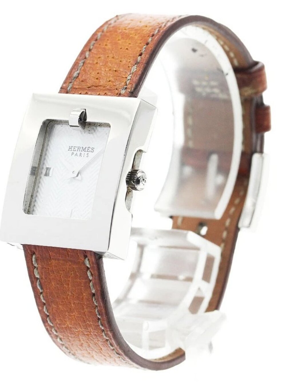 HERMES Belt watch white Dial Quartz Ladies Watch_907629